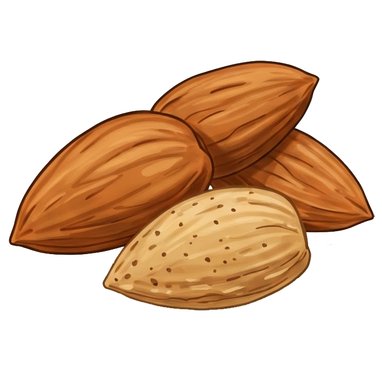 almond แปลว่า เมล็ดอัลมอนด์