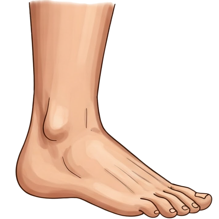 ankle แปลว่า ข้อเท้า