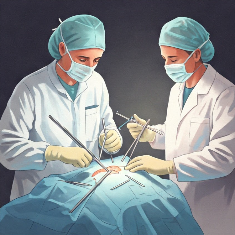 appendectomy แปลว่า ศัลยกรรมตัดไส้ติ่งออก