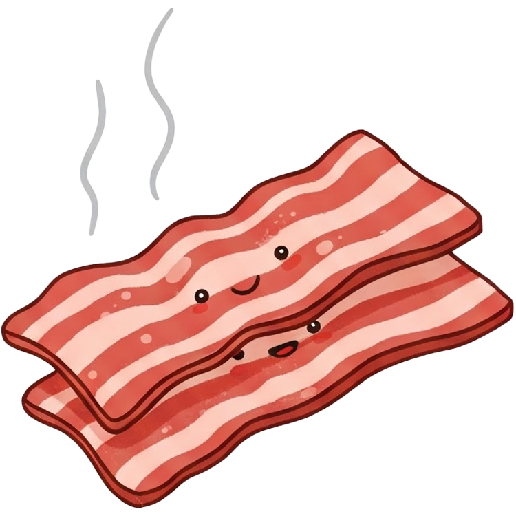 bacon แปลว่า หมูรมควัน