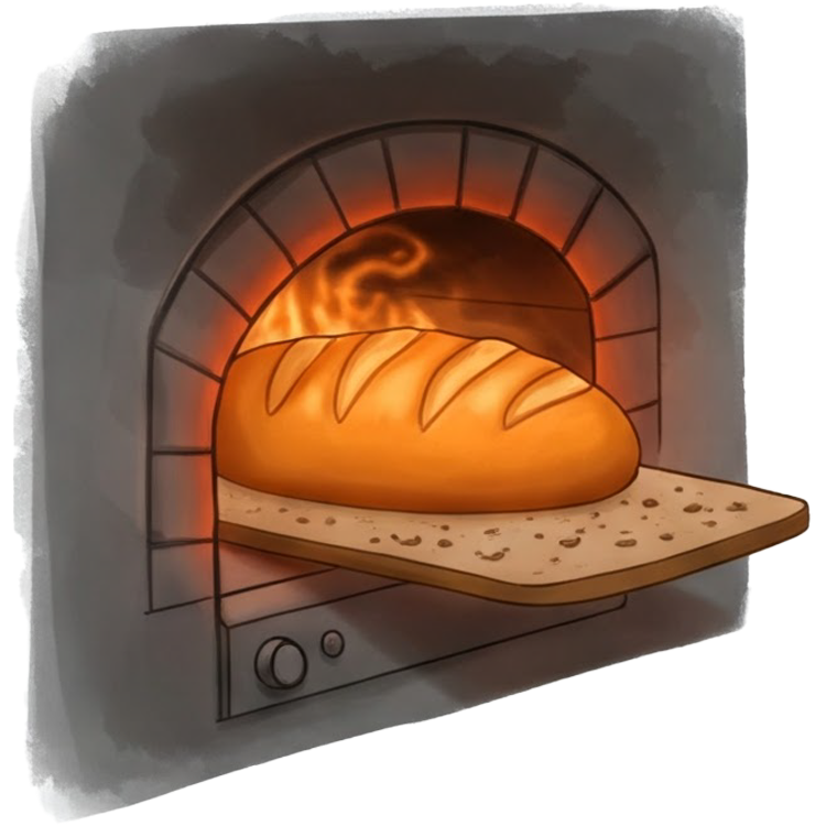 bake แปลว่า ปิ้ง,ย่าง,เผา,อบ