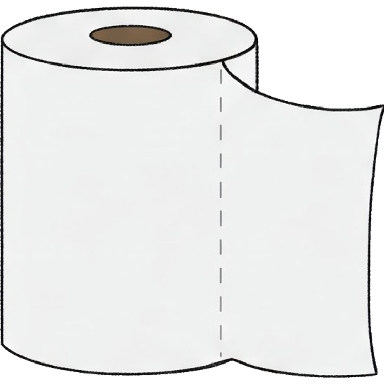 bathroom tissue แปลว่า กระดาษชำระในห้องน้ำ