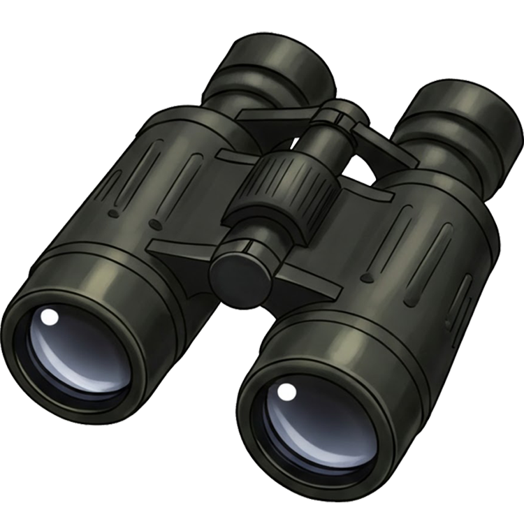 binoculars แปลว่า กล้องส่องทางไกล
