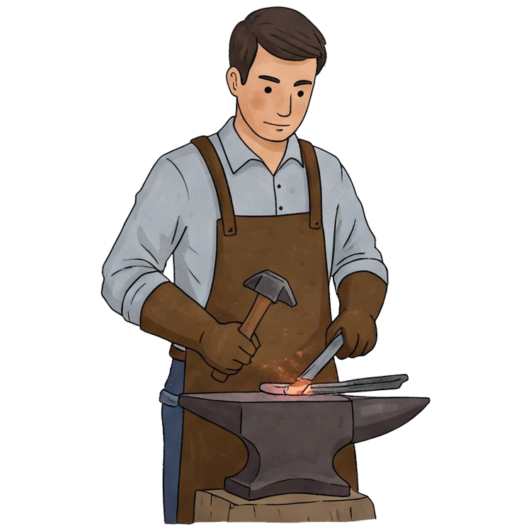 blacksmith แปลว่า ช่างตีเหล็ก