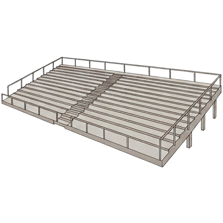 bleachers แปลว่า อัฒจันทร์กลางแจ้ง