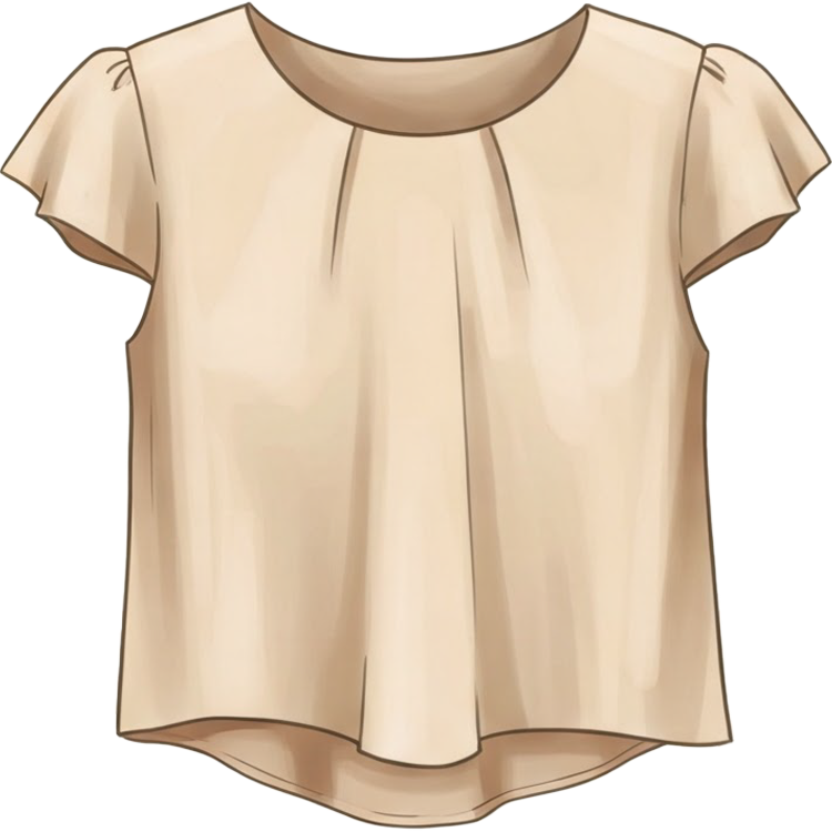 blouse แปลว่า เสื้อครึ่งตัวของสตรี