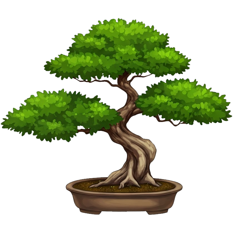 bonsai แปลว่า ต้นไม้แคระ