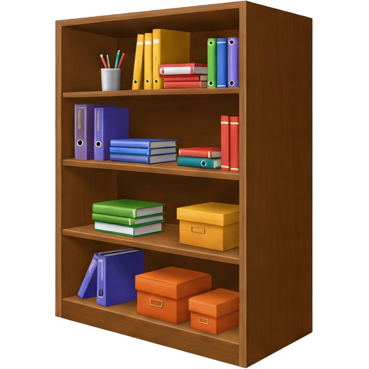 bookshelf แปลว่า ชั้นหนังสือ