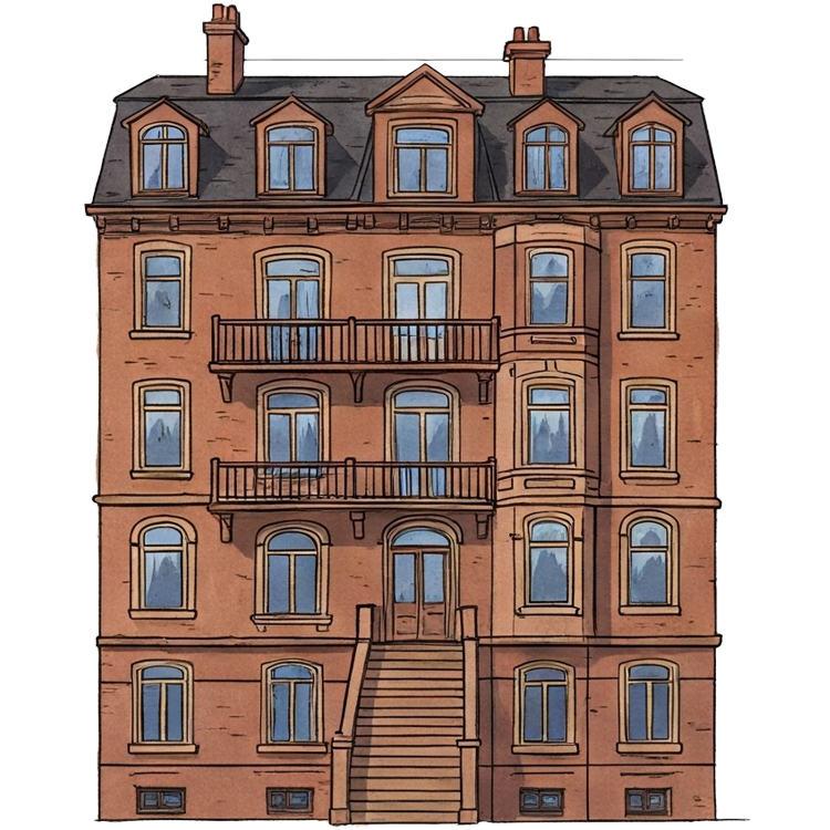 brownstone แปลว่า ตึก