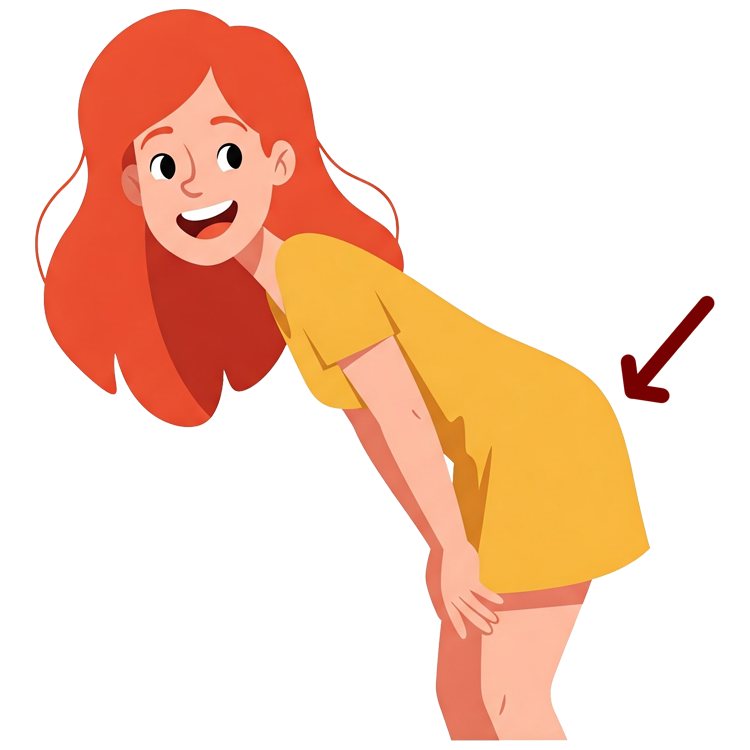 buttock แปลว่า สะโพก