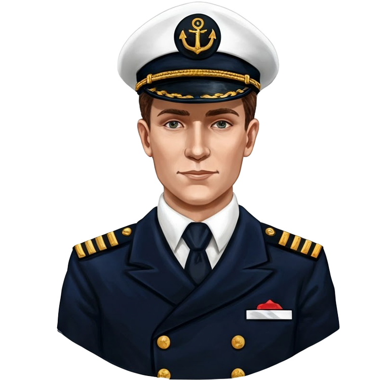 captain แปลว่า กัปตันเรือ