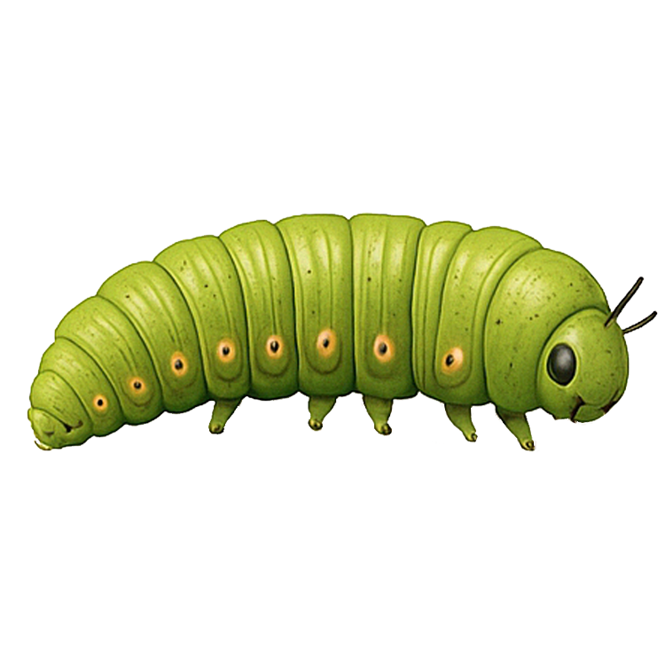 caterpillar แปลว่า หนอนผีเสื้อ