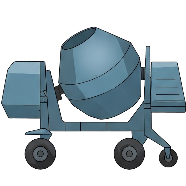 cement mixer แปลว่า เครื่องผสมปูนซีเมนต์