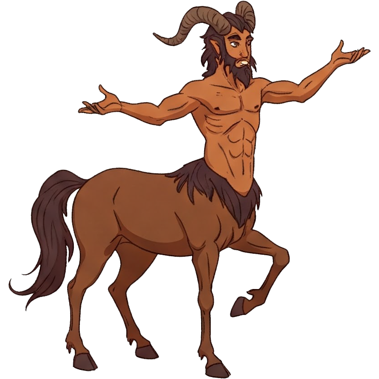 centaur แปลว่า สัตว์ในเทพนิยายกรีกที่มีหัวเป็นคนมีตัวเป็นม้า