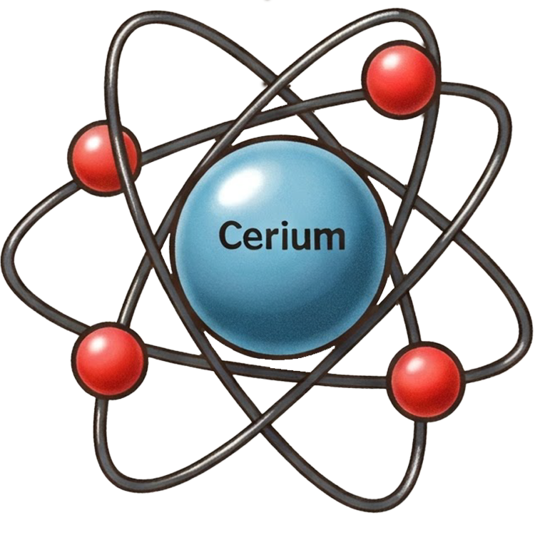 cerium แปลว่า ธาตุซีเรียม (Ce)