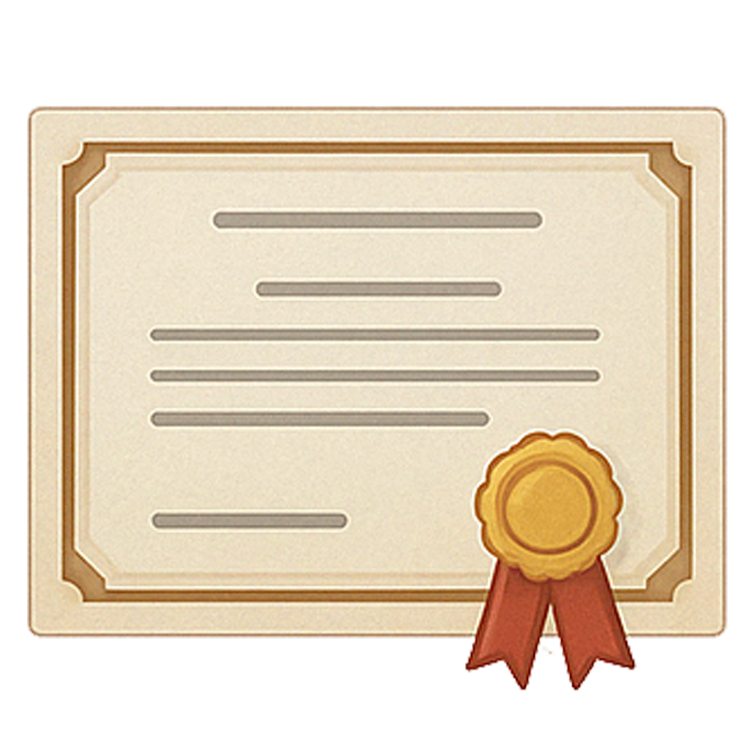 certificate แปลว่า ประกาศนียบัตร