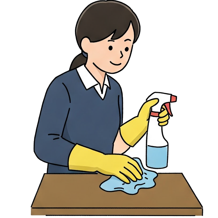 clean แปลว่า ทำความสะอาด