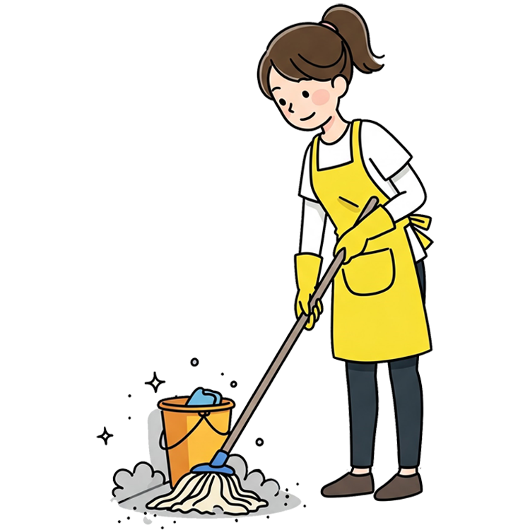 clean แปลว่า ทำความสะอาด