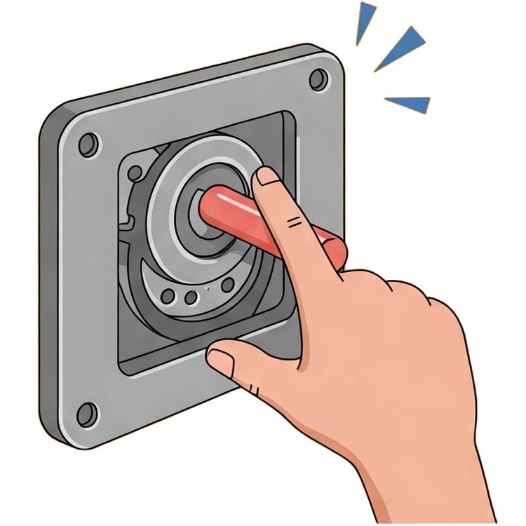 click แปลว่า ทำเสียงดังกริ๊ก