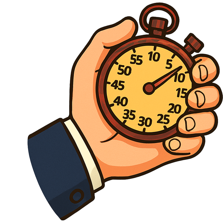 clock แปลว่า จับเวลา