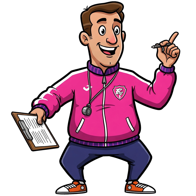 coach แปลว่า ครูฝึกกีฬา