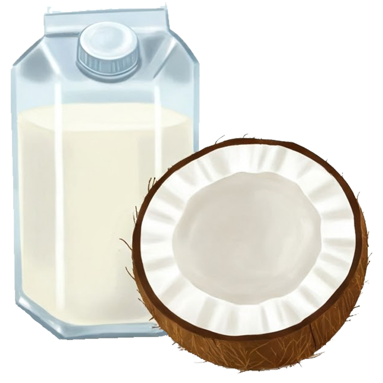 coconut milk แปลว่า กะทิ