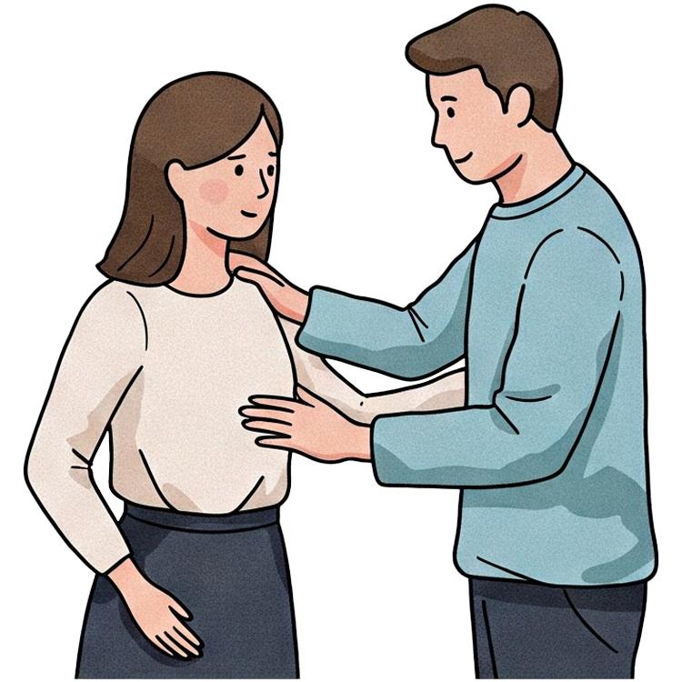 comfort แปลว่า ปลอบใจ