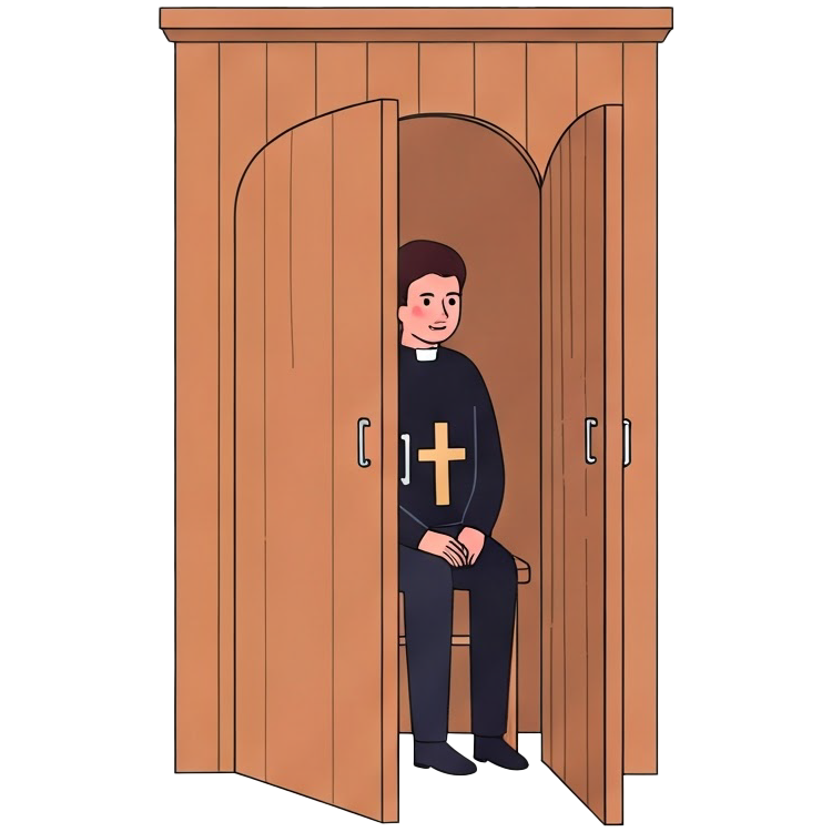 confess แปลว่า สารภาพ