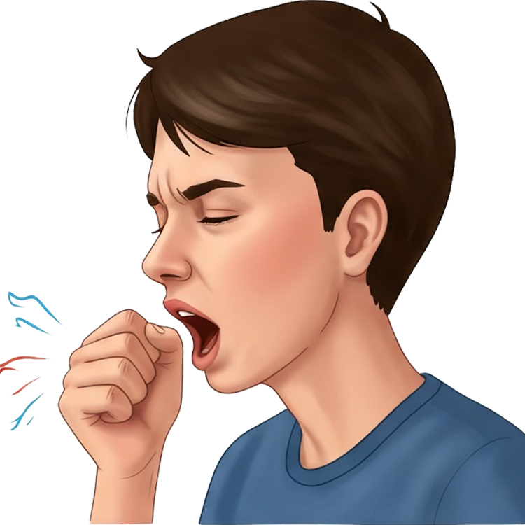 cough แปลว่า การไอ