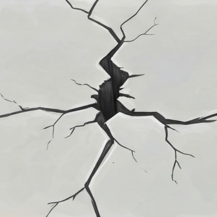 crack แปลว่า แตกร้าว