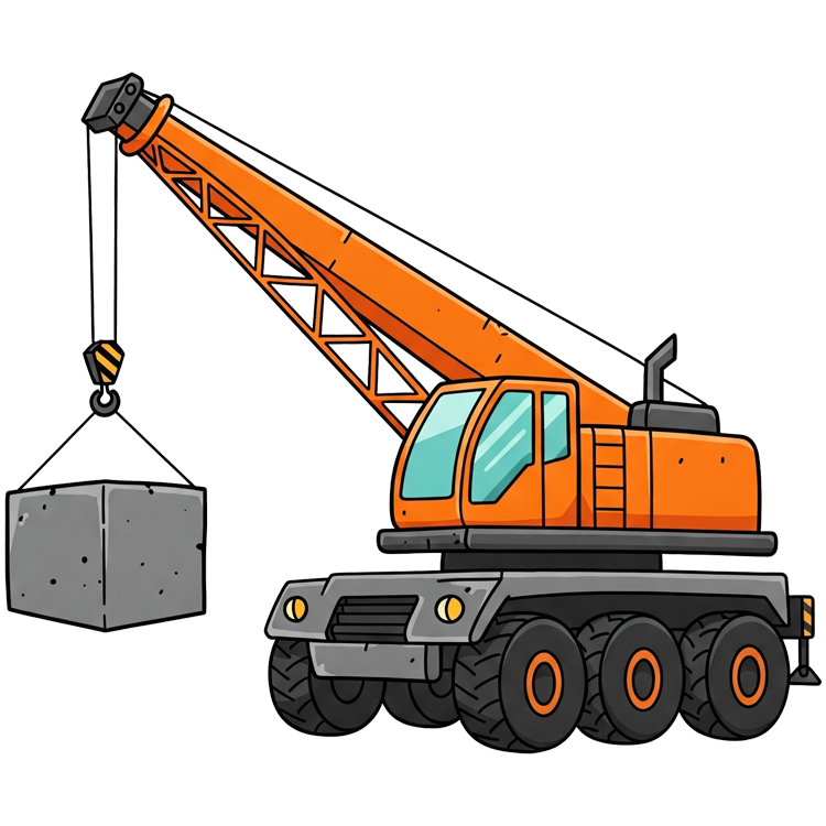 crane แปลว่า ปั้นจั่นยกของหนัก