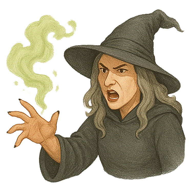 curse แปลว่า สาปแช่ง