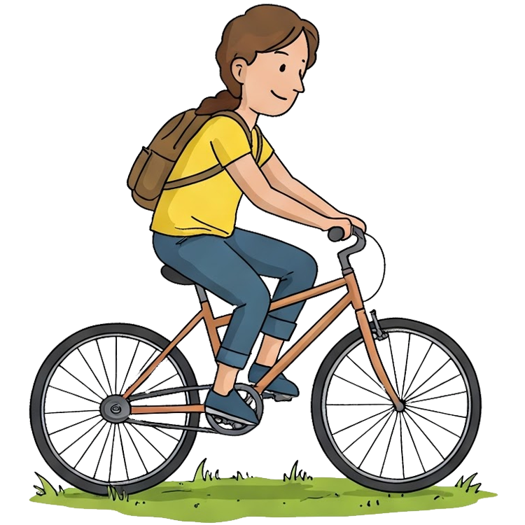 cycle แปลว่า ขี่จักรยาน