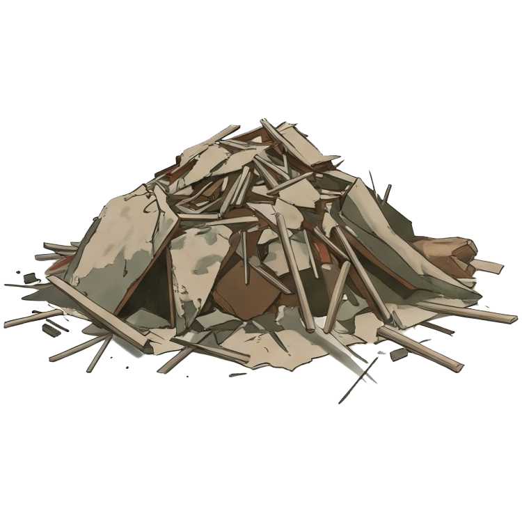 debris แปลว่า ซากปรักหักพัง