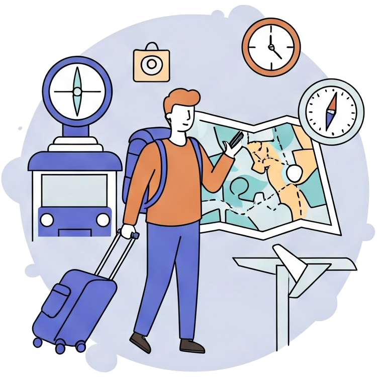 depart แปลว่า ออกเดินทาง