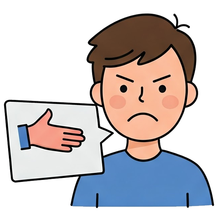 dislike แปลว่า ไม่ชอบ