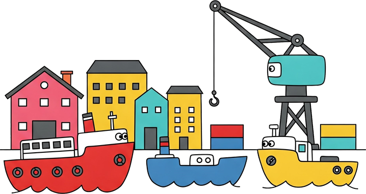 dock แปลว่า อู่เรือ