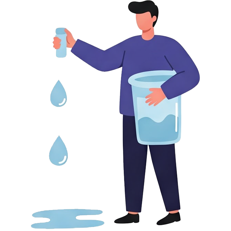 drip แปลว่า ไหลเป็นหยด