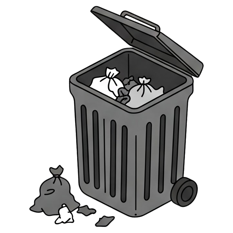 dump แปลว่า ทิ้ง