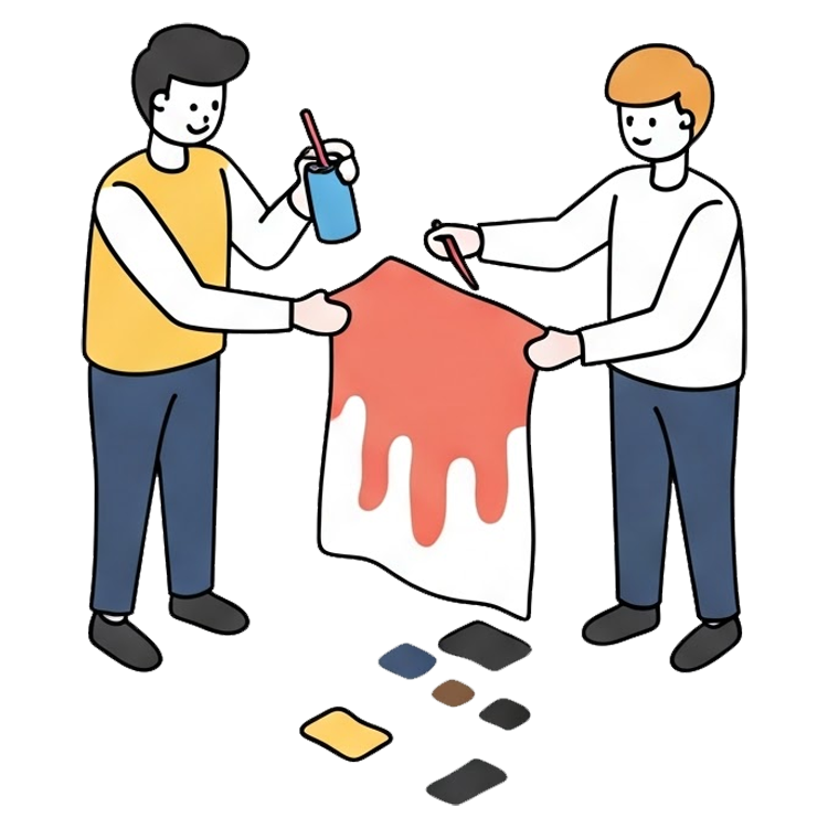 dye แปลว่า ย้อมสี