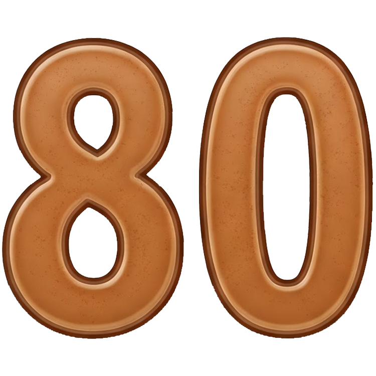 eighty แปลว่า แปดสิบ