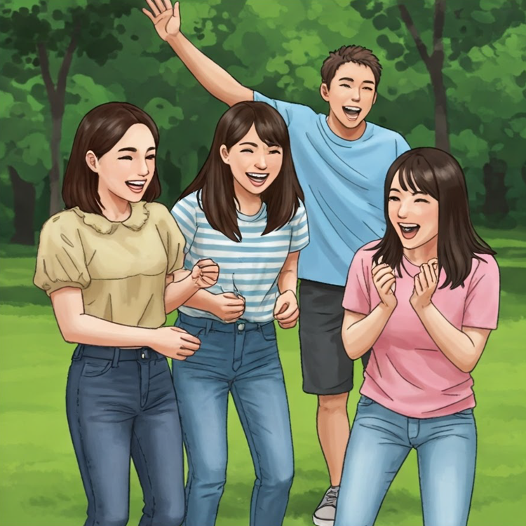 enjoy แปลว่า สนุกสนาน