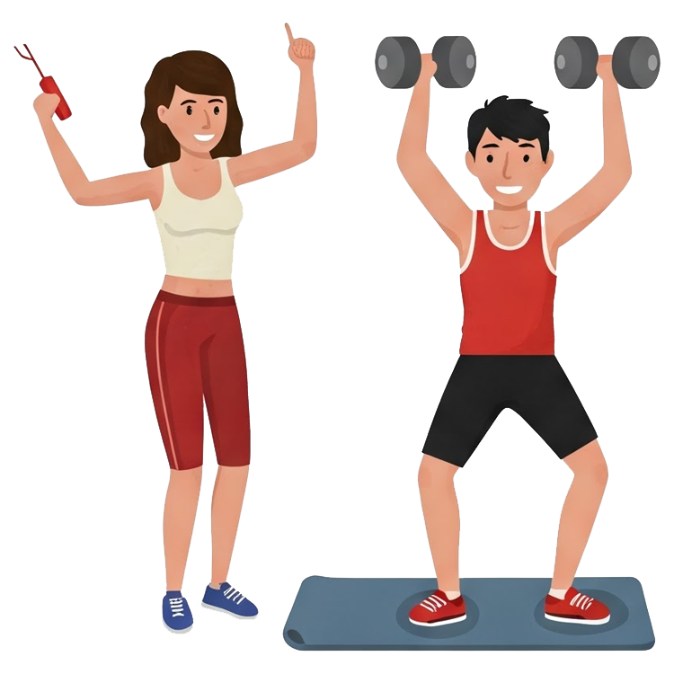 exercise แปลว่า ออกกำลังกาย