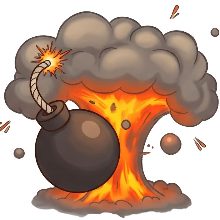 explode แปลว่า ระเบิด