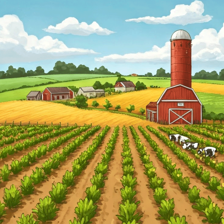 farm แปลว่า ทำกสิกรรม