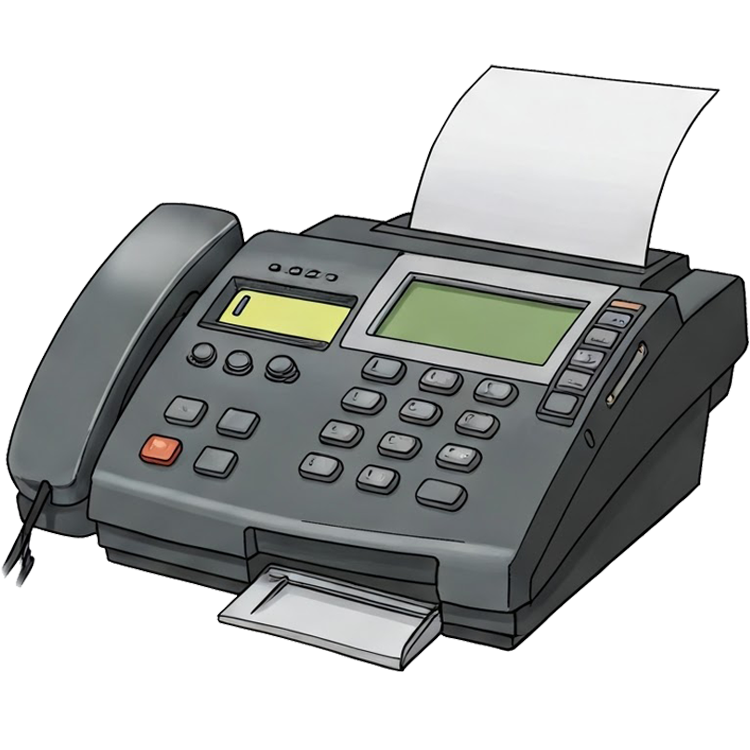 fax แปลว่า เครื่องแฟกซ์