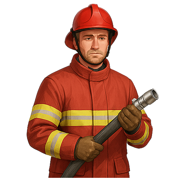 fireman แปลว่า เจ้าหน้าที่ดับเพลิง
