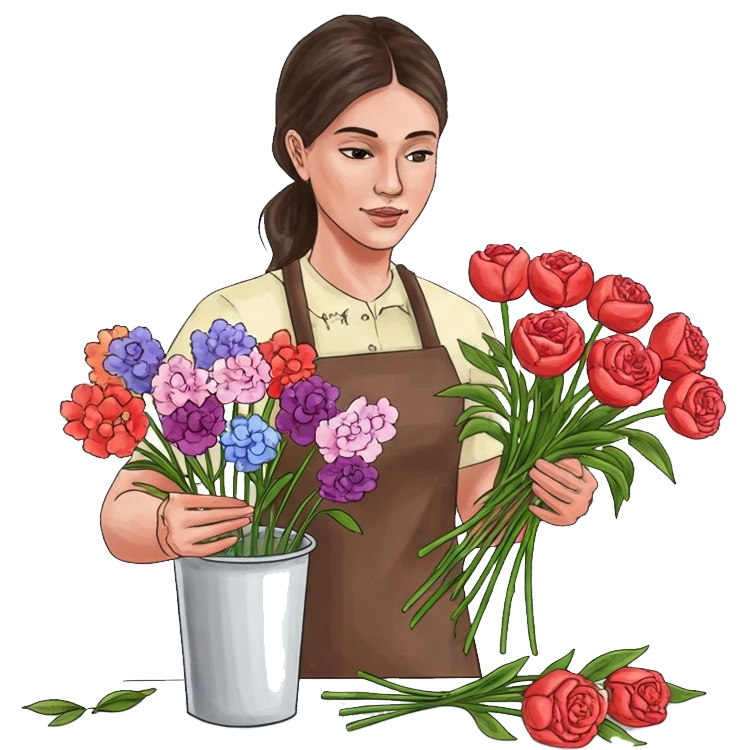 florist แปลว่า คนขายดอกไม้