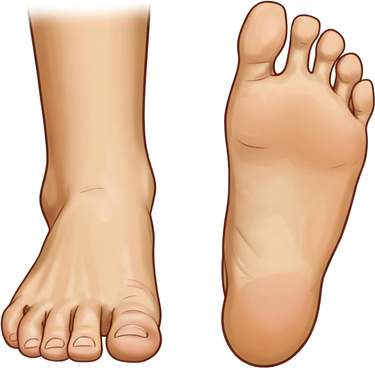 foot แปลว่า เท้า