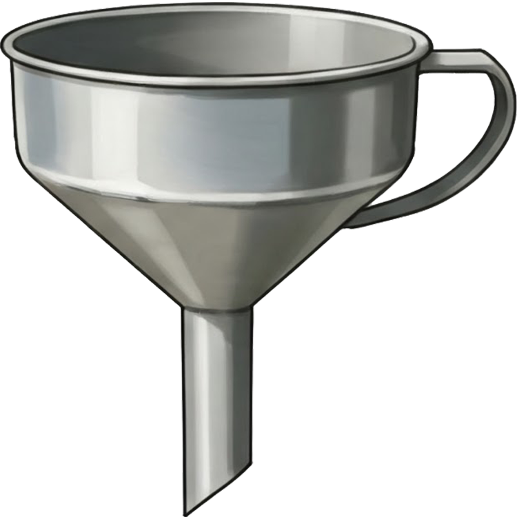 funnel แปลว่า กรวย